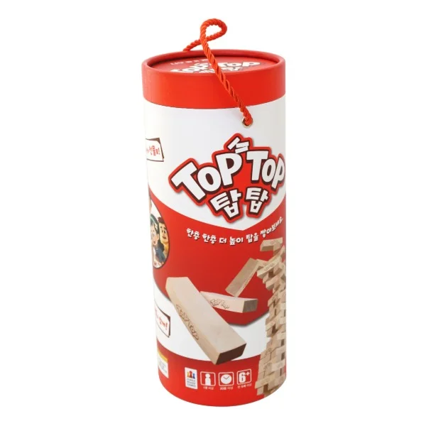 (코리아보드게임즈) 탑탑 TOPTOP 블록쌓기 보드게임