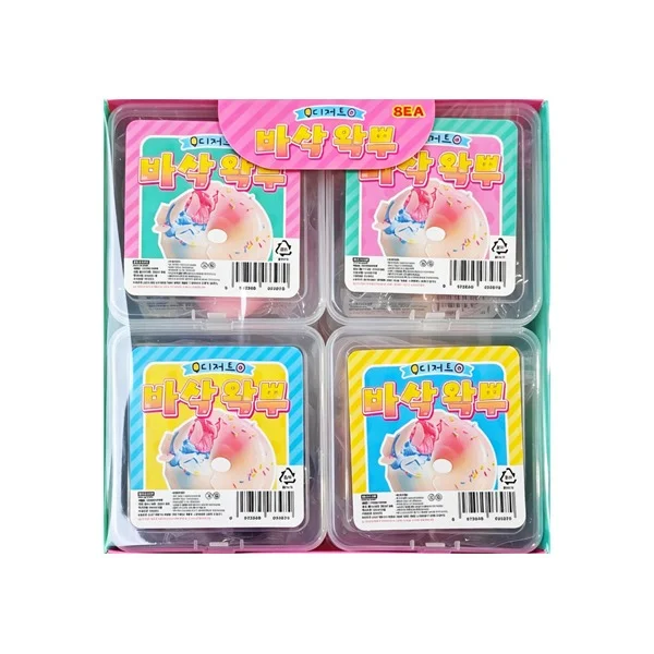 (TOY7) 3500 디저트 바삭 왁뿌 말랑이 8개입 (1갑)