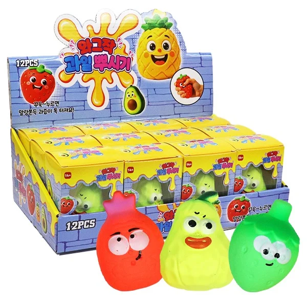 (TOY7) 2000 와그작 과일 뿌시기 12개입(1갑)