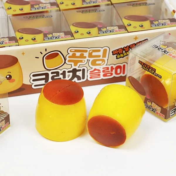 (삼우) 7000 푸딩 크런치 슬라임 말랑이 1개